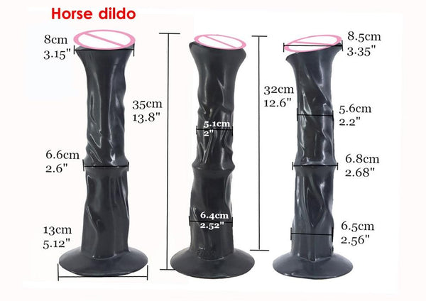 Dildo Dong Big 3 Types Huge Fantasy Monster Black Horse C20 Fantasy Dildos