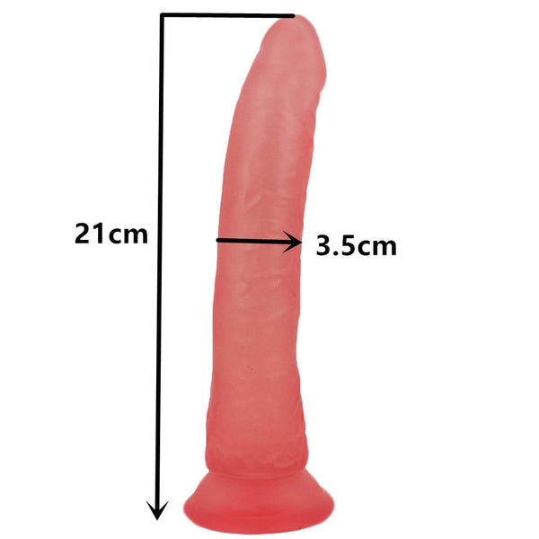Realistic Jelly Dildo Strapon Harness Couples On Strap Ons