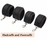 Multi Position Spreader Bar Kit Adjustable Bdsm Restraints Set Collar Cuffs