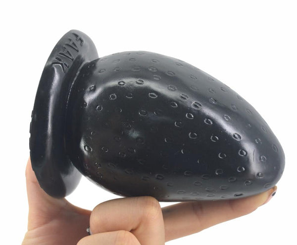 Big Huge Anal Plug With Suction Cup Novelty Strawberry Butt Non Vibrating Butt Plugs