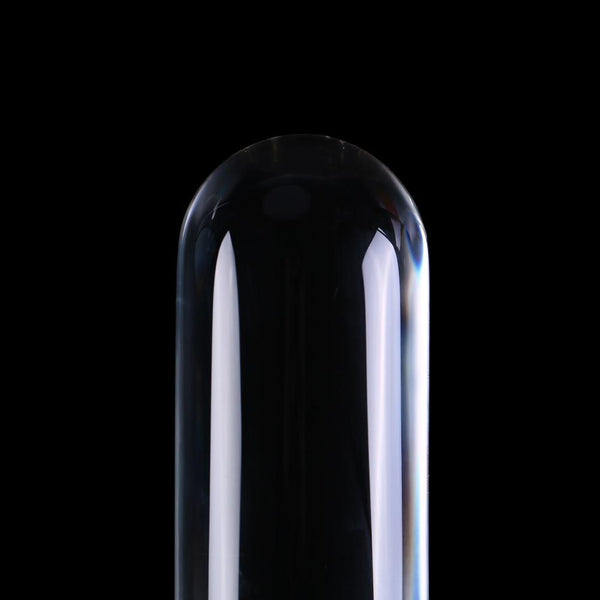 23Cm Glass Dildo  Anal Butt Plug Dong  Temperature Play Glass Dildos