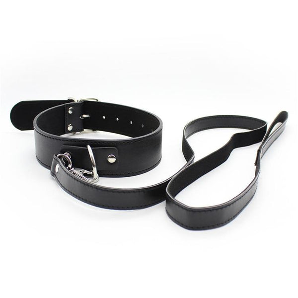 Collar Leash Leather Harness Pink Red Black   Kink Fetish Collars & Leashes