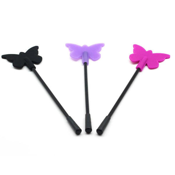 Butterfly Silicone Crop Spanking Paddle Sex Whip  Impact Play Fetish Crops