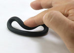 3 / Set Stretchy Silicone Black Cock Rings Elastic Penis Men