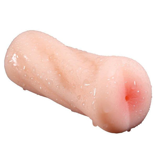 Realistic Handheld Masturbator  Silicone  Mouth Anal Masturbators