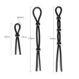 Adjustable Silicone Rings Cock Ties Time Delay Erection Penis Men