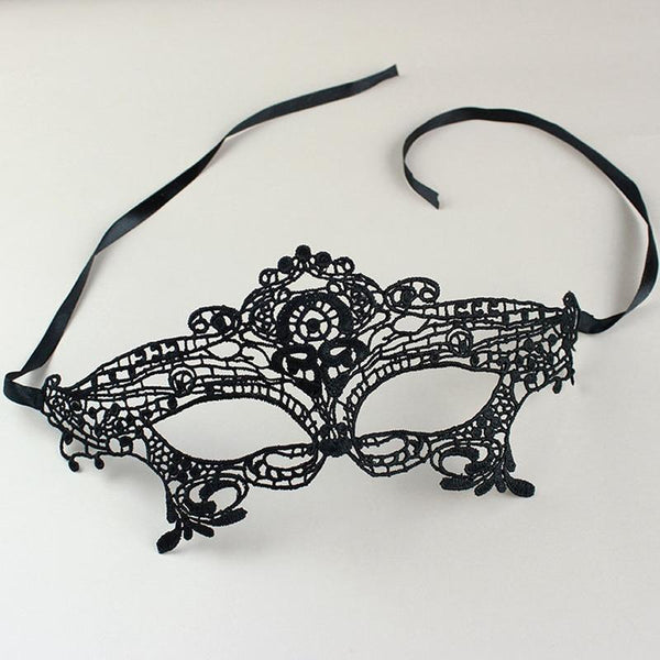 Black Lace  Erotic Eye Mask Cosplay  Kink  Fetish Restraints Fetish Masks