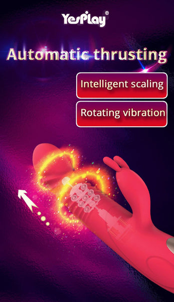 Heating Rabbit  Rechargeable Waterproof G Spot Clit Stimulator Rabbit s