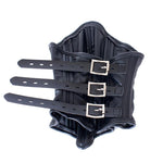 Sexy Black Leather Neck Corset Masked Mystery Submissive Bdsm Fetish