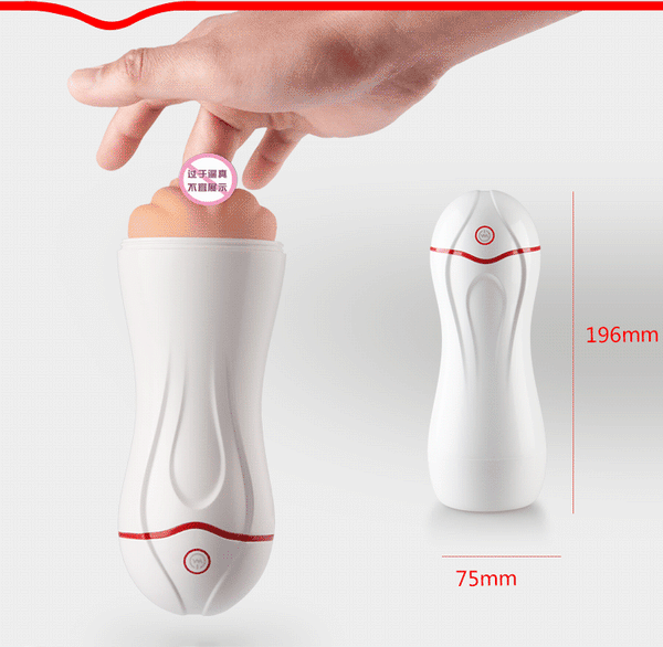 Deep Large Masturbator Cup Vacuum Sucking Vibration Usb Charging Masturbators