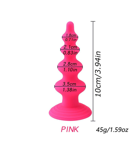 Silicone Anal Dildo Prostate Massager Strong Suction Cup Butt Plug Prostate Stimulators
