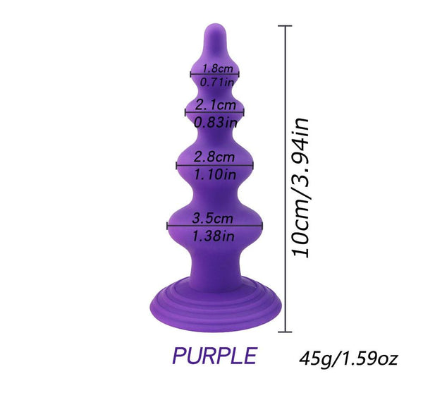 Silicone Anal Dildo Prostate Massager Strong Suction Cup Butt Plug Prostate Stimulators