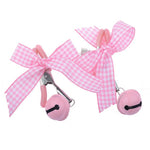 Cute Checked Bow Bell Nipple Clamps Bdsm Littles Kink Fetish