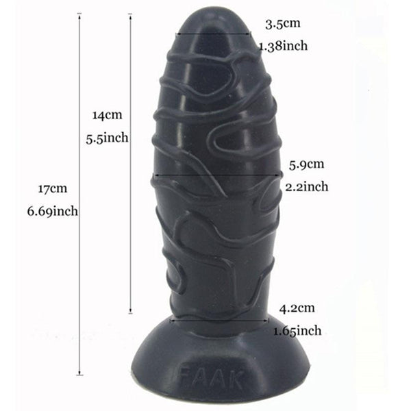 Huge Butt Big Veined Anal Plug Expander S Non Vibrating Butt Plugs