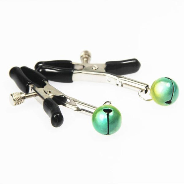 Cute Bell Nipple Clamps Breast Play   Restraints Nipple & Clitoral Toys