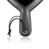 Black Red Heart Leather Spanking Paddle Impact Toy Whip Play Bdsm Fetish