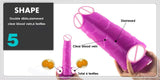 Big Double Dildo Suction Cup Monster Veined Kink Fetish Large