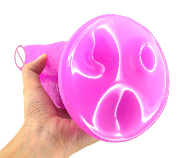 Big Three Dildo Dong Triple Penetration Purple Brown Flesh Realistic  Large Realistic Dildos