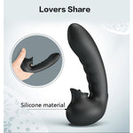 12 Speed Finger Vibrator Tongue Licking Clitoris Stimulation Sex Toy Women