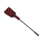 Crops Bdsm Spanking Crop Black Red Sensual Impact Play Toy