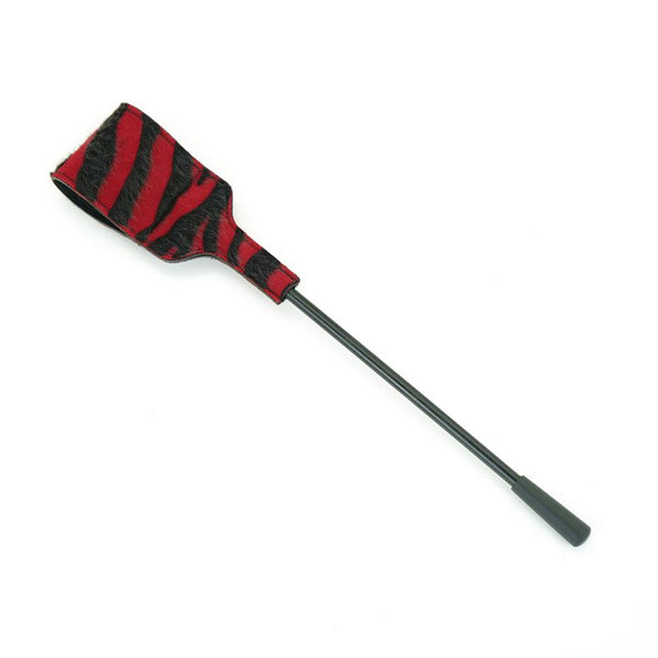Spanking Crop Black Red Impact Play Toy Crops