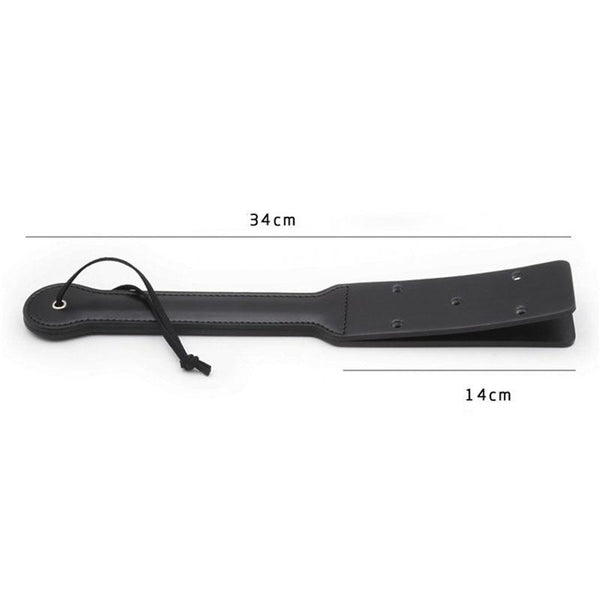 Black Paddle  Double Layer Leather Ass Spanking Slave Whip Fetish Paddles