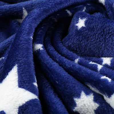 Super Soft Warm Plush Fleece Star Blanket  Aftercare Blankets