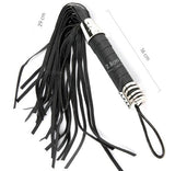 Bdsm Black Rubber Flogger Ass Spanking Sex Whip Impact Toy