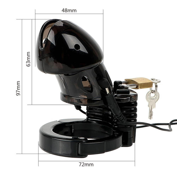 Electric Shock  Cage Male Chastity Device  Ring Electro  Fetish Electro & Medical Play