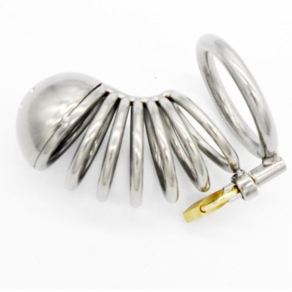 Stainless Steel  Cage Male Metal Chastity Device  Lock  Fetish Chastity Toys