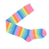 Pastel Rainbow Thigh Highs Socks