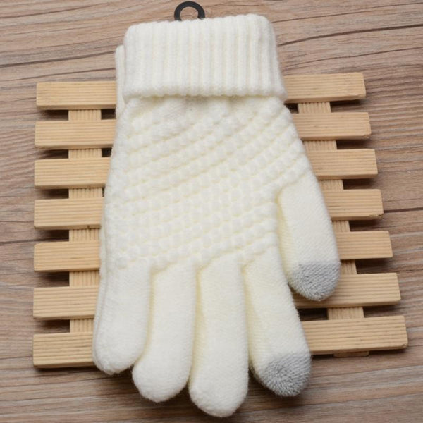 Smart Touchscreen Cashmere Knitted Winter Gloves Women Gloves & Mittens
