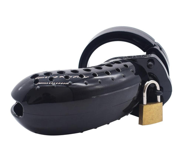 Plastic Male Chastity Device Breathable Locking  Cage  Ring Men  Rings