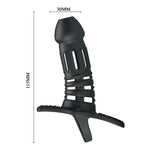 Black Silicone Sheath Pretty Love Men Penis Extension Sleeve Cock Ring