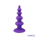 Silicone Anal Dildo Prostate Massager Strong Suction Cup Butt Plug