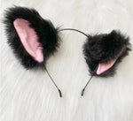 Kitten Anime Lolita Cosplay Neko Faux Fox Fur Cat Ears Ddlg Bdsm