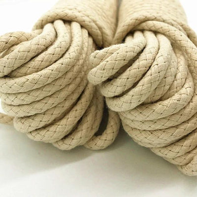 Braided Waxed Cotton 4 / 5 6 8Mm Strong Shibari  Rope  Rope & Suspension