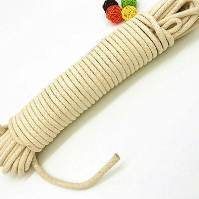 Braided Waxed Cotton 4 / 5 6 8Mm Strong Shibari  Rope  Rope & Suspension