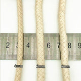 Braided Waxed Cotton 4 / 5 6 8Mm Strong Shibari Bondage Rope Bdsm