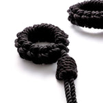 Braided Shibari Rope Bondage Handcuffs Ankle Cuffs Restraints Bdsm Hogtie