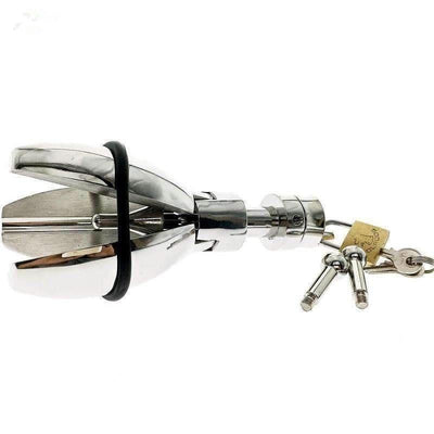 Ultimate Asslock Stainless Steel Metal Anal With Lock Expanding Butt Plug Non Vibrating Butt Plugs
