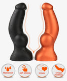 Soft Huge Realistic Dildo Silicone Cock And Balls Dong Gold Black Penis
