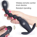 Wireless Control Anal Beads Vibrator Prostate Massager Butt Plug