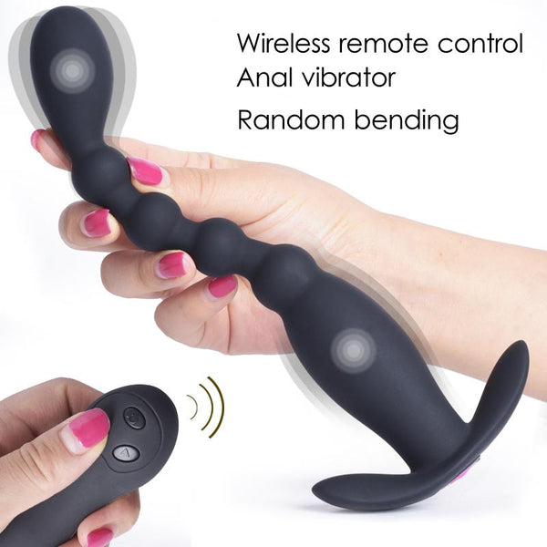 Wireless Control Anal Beads  Prostate Massager Butt Plug Prostate Stimulators