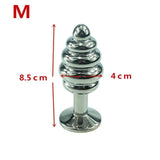 Flower Stainless Steel Metal Butt Plug Anal Toys