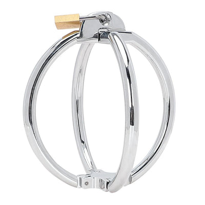 Stainless Steel Cross Wrist Handcuffs Lockable Restraints   Cuffs & Shackles