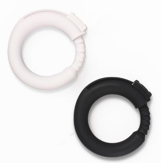 White Or Black Silicone  Rings Delay Ejaculation Men  Rings