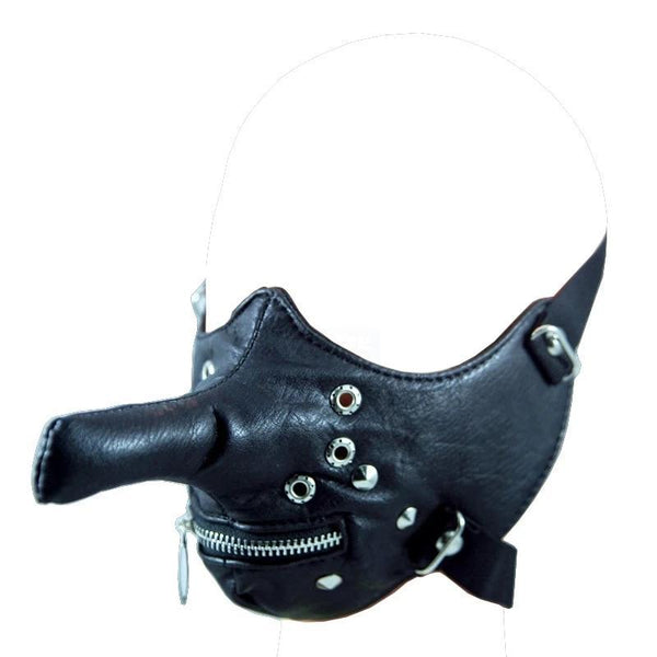 Humiliation Play Long Nose Mask  Gear Sex Toys For Couples Gags