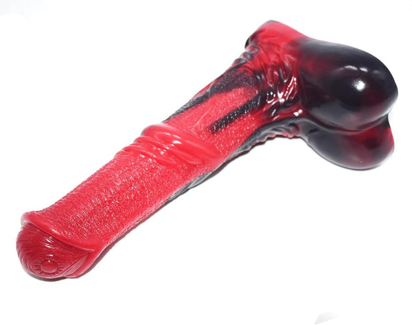 Animal Horse Big Dong Silicone  And Balls Dildo  Large Fantasy Dildos