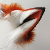 Golden Ears Headband And Bushy Fox Tail Costume Bdsm Cosplay